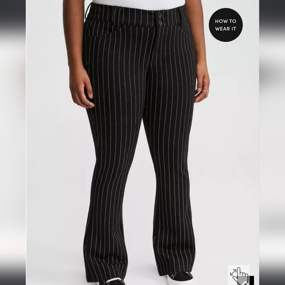 EUC Torrid Trouser Boot Luxe Ponte Pant 16S